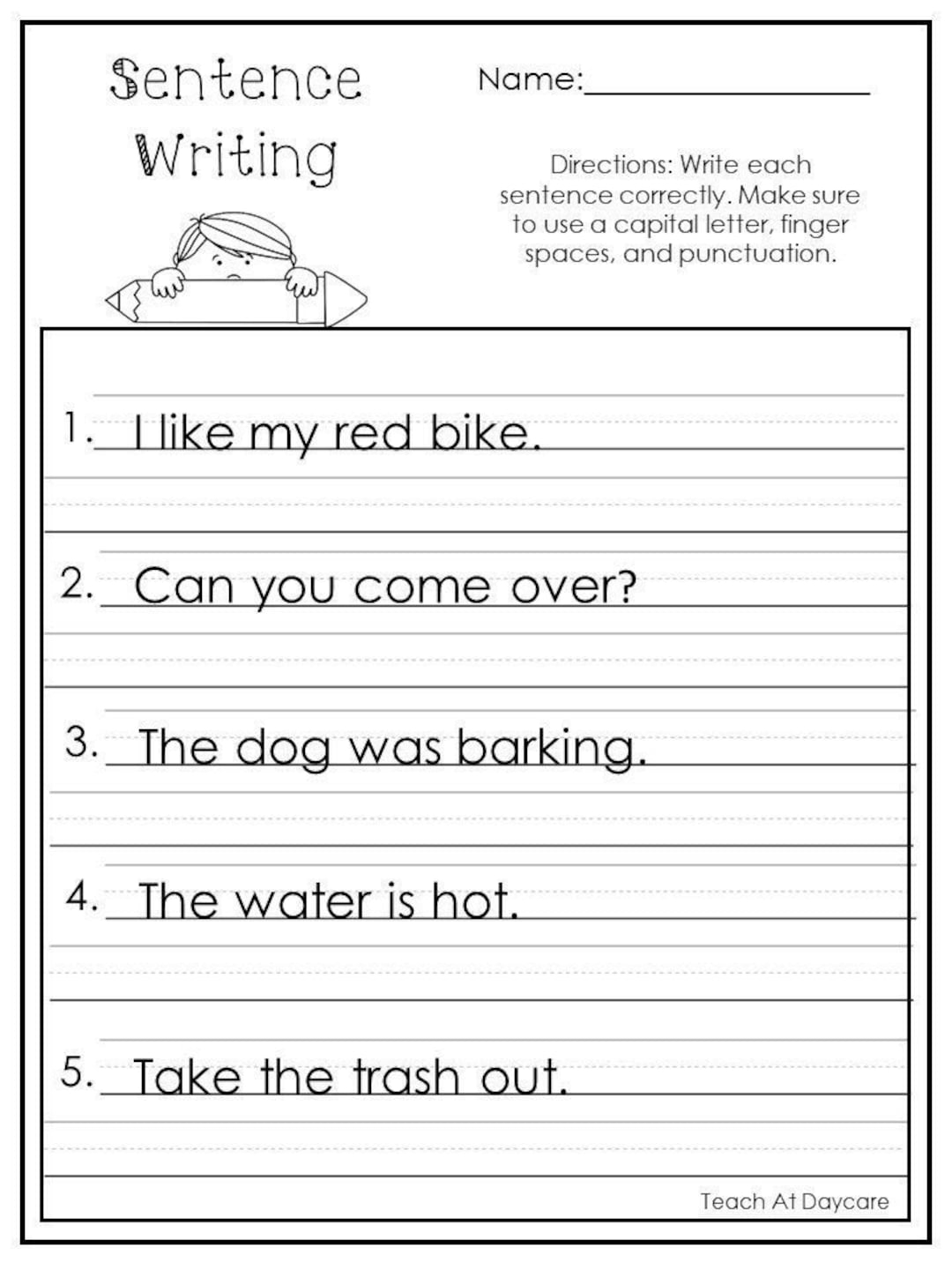 handwriting worksheets for 3rd grade