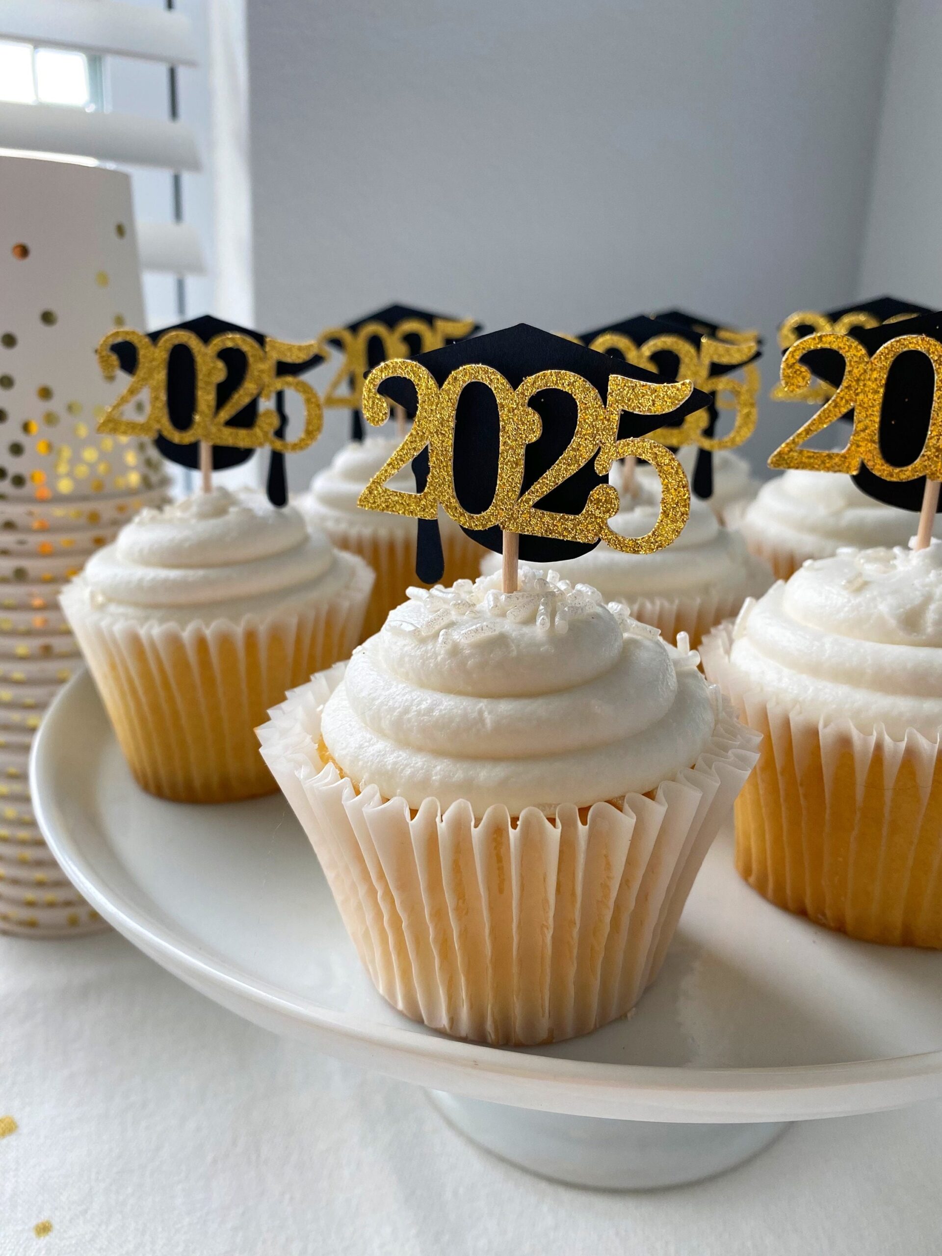 2025 Cupcake Toppers 12 2025 Graduation 2025 Graduation Decorations 2025 Decorations 2025 High School Graduation 2025 Graduate Etsy