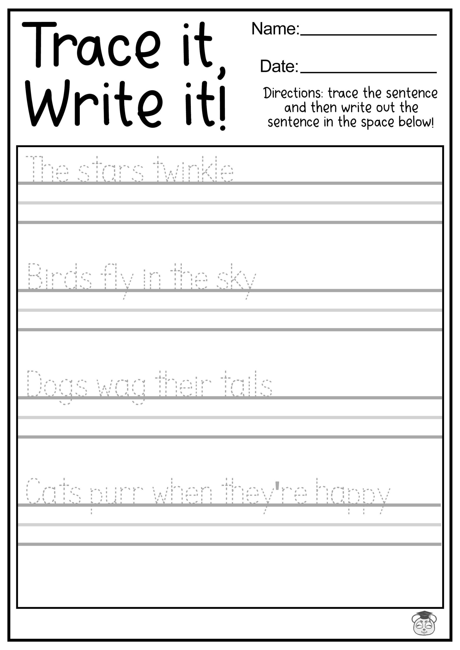 make your own handwriting worksheets