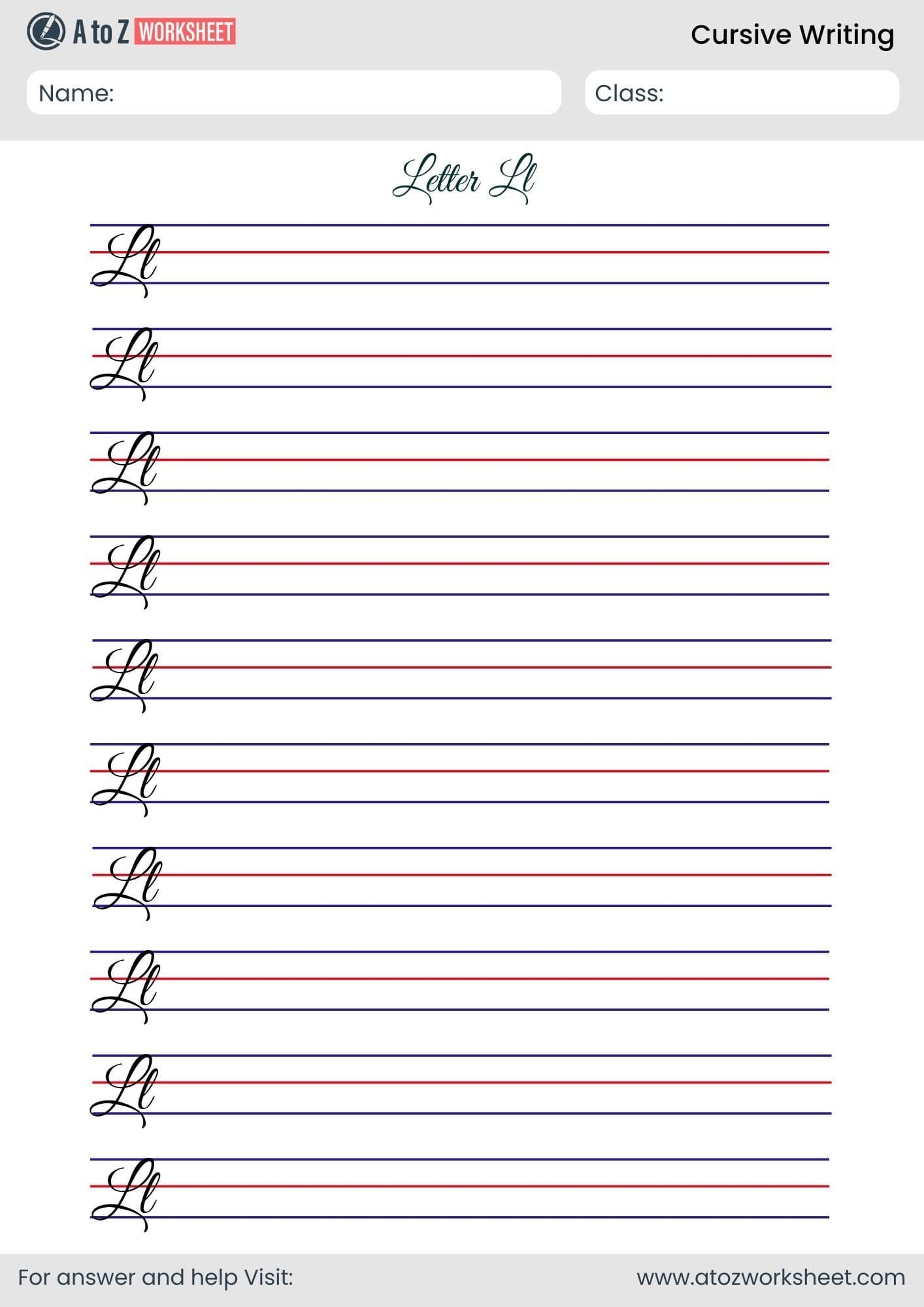 handwriting a to z worksheet handwriting a to z worksheet