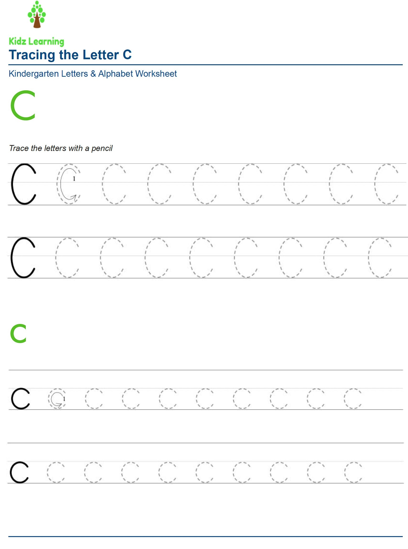 26 Printable Alphabet Tracing Letters Worksheets Preschool k5 Etsy