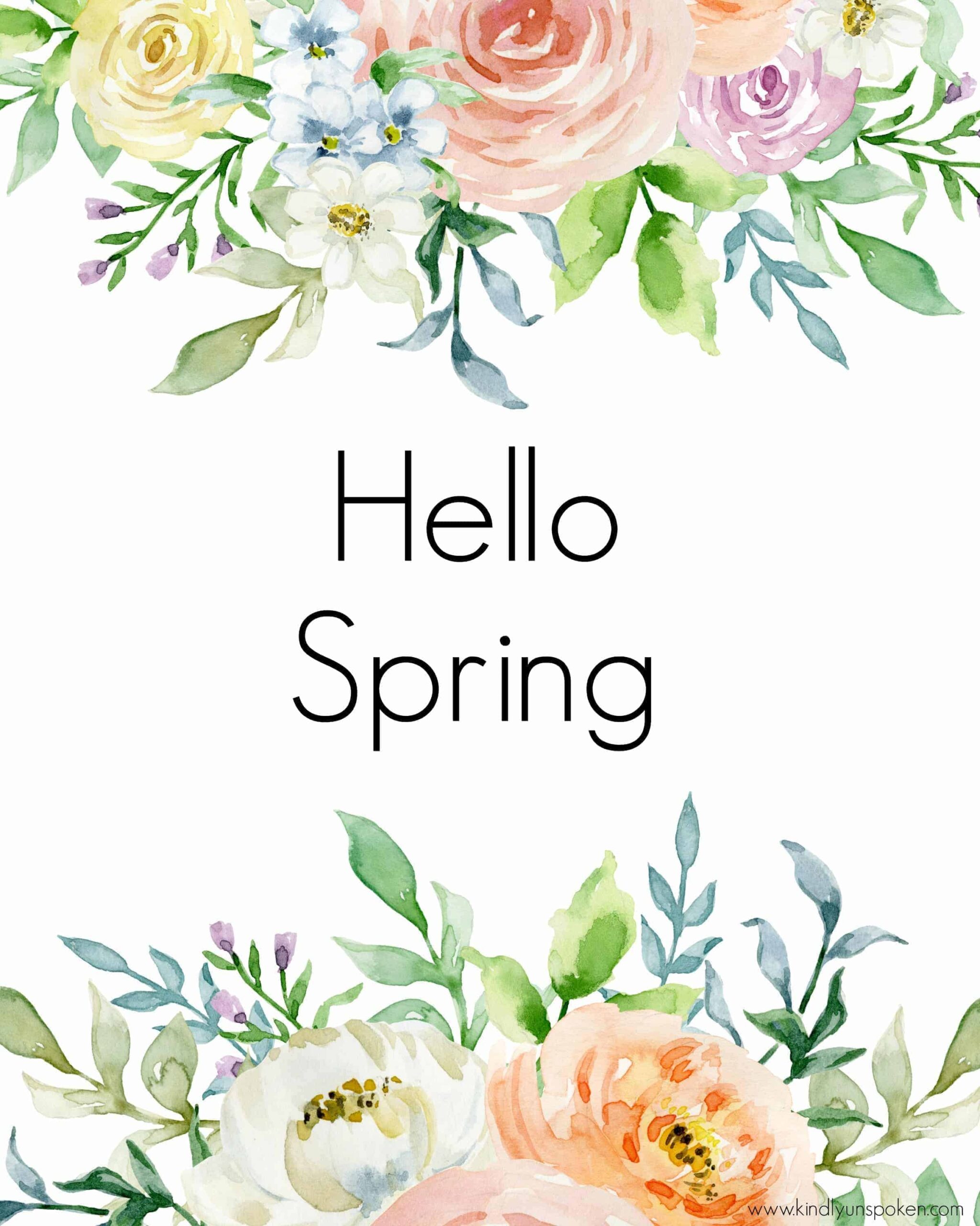 3 Free Spring Printables To Brighten Up Your Home Kindly Unspoken