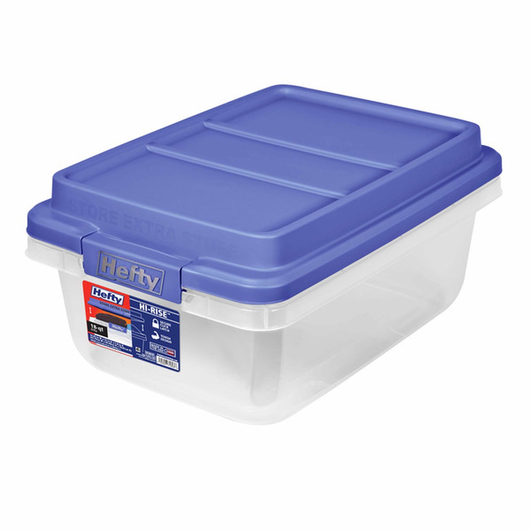 72 Quart Hefty Max Pro 18 Gallon Tote Storage Boxes Hefty Gallon Tote Extra Large Heavy Duty Clear