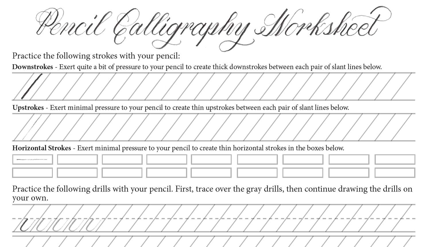 9 Free Calligraphy Practice Sheets Worksheets Library 9 Free Calligraphy Practice Sheets Worksheets Library
