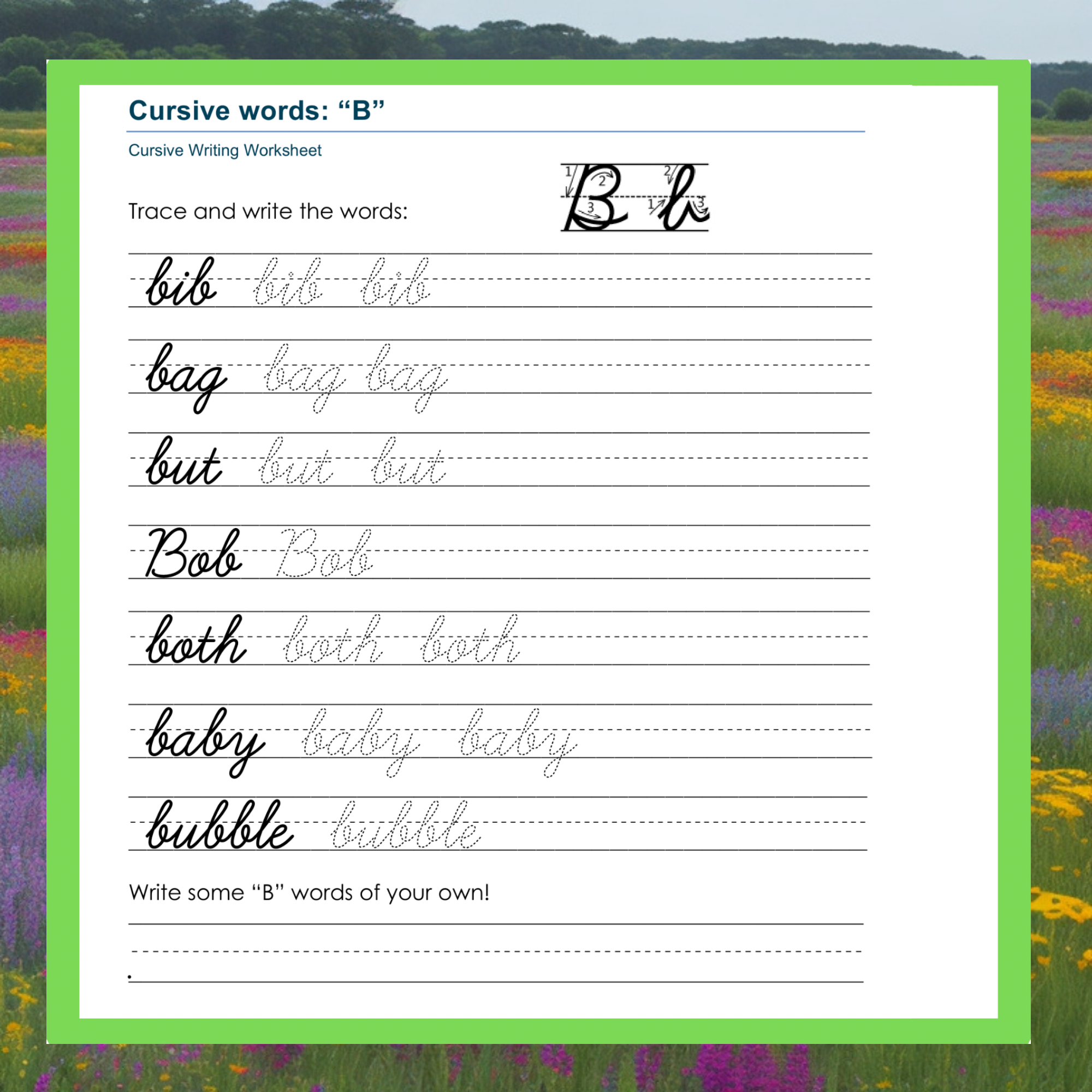 A To Z Cursive Mastery Handwriting Practice Worksheets Made By Teachers