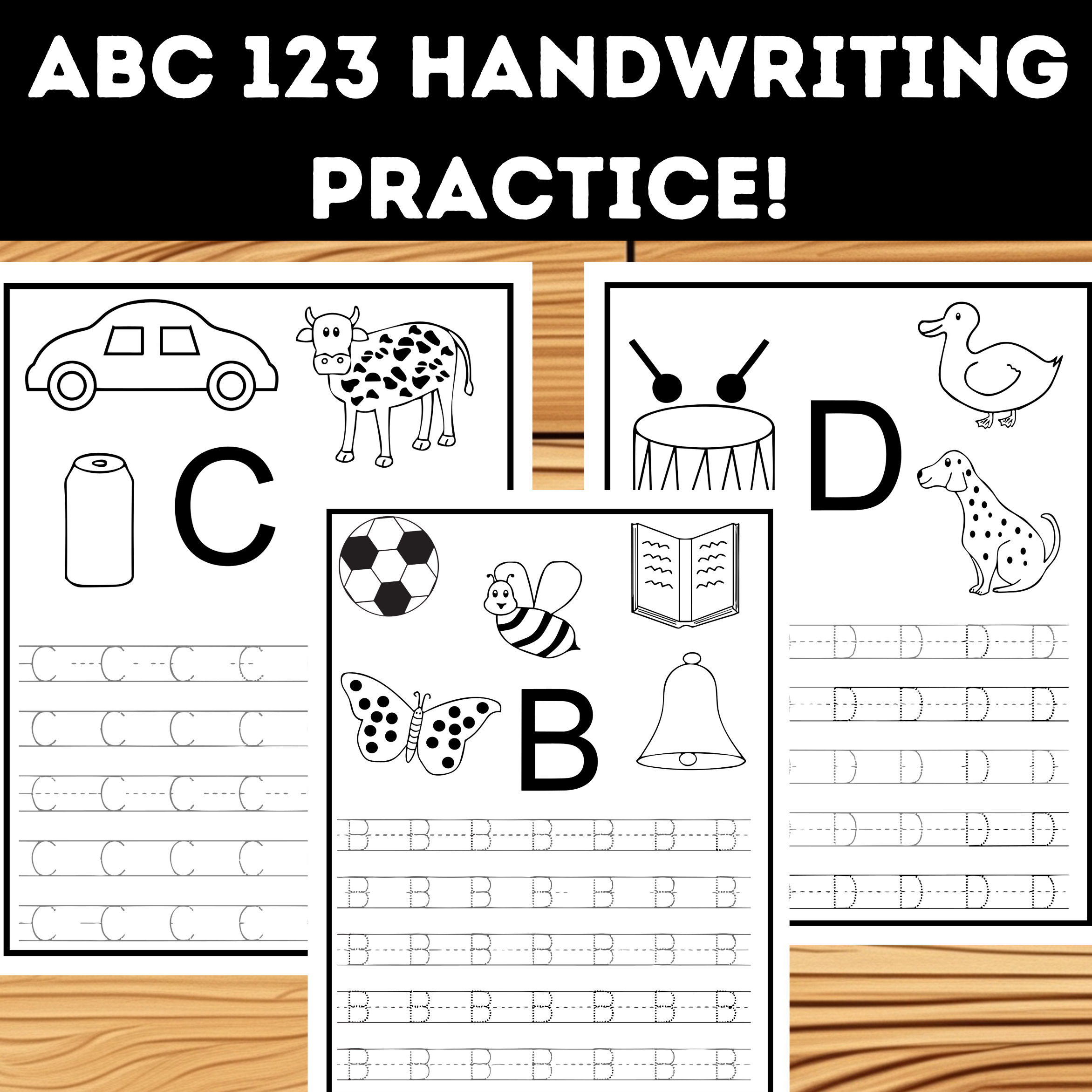 ABC 123 Handwriting Practice Made By Teachers