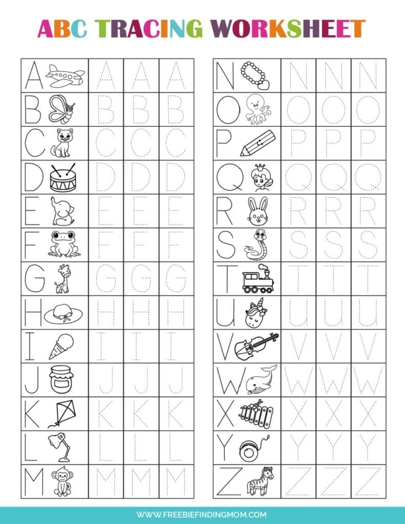 alphabet handwriting practice worksheets pdf
