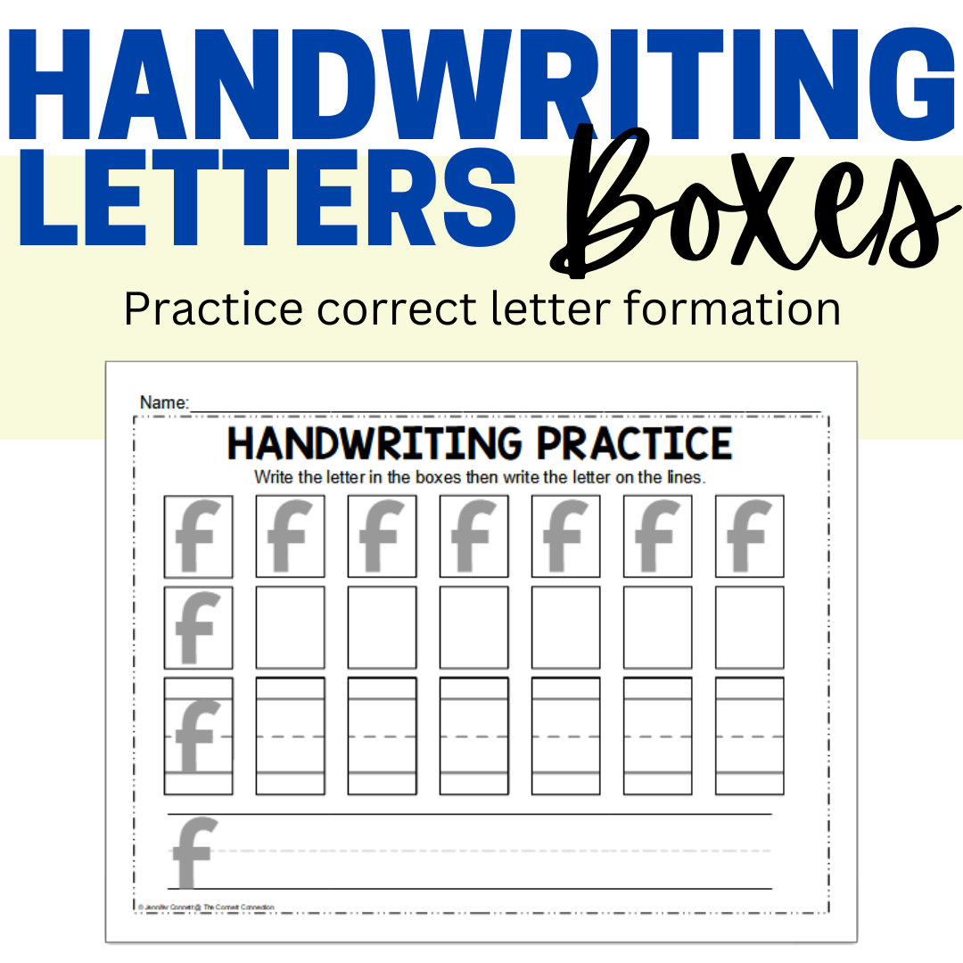 Alphabet Handwriting Worksheets In Boxes For Lowercase Letters