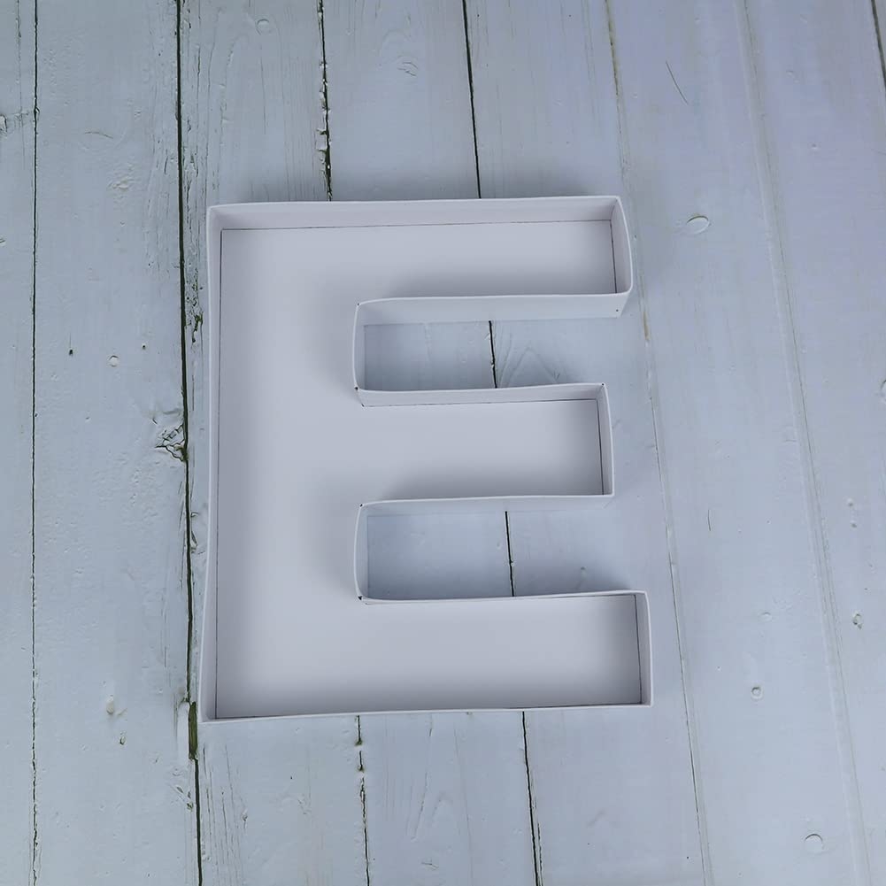 Amazon 10 E Shaped Cardboard Letter Mache Chocolate Sweets Candy Container Box White E Home Kitchen