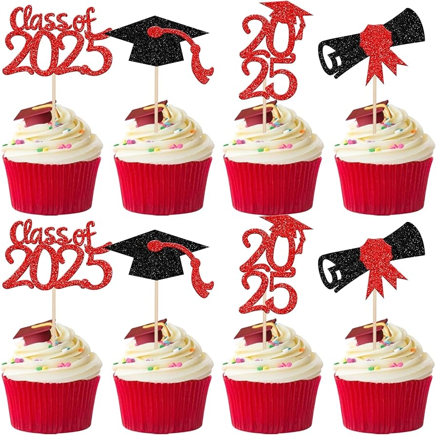 Class of 2025 Cupcake Toppers