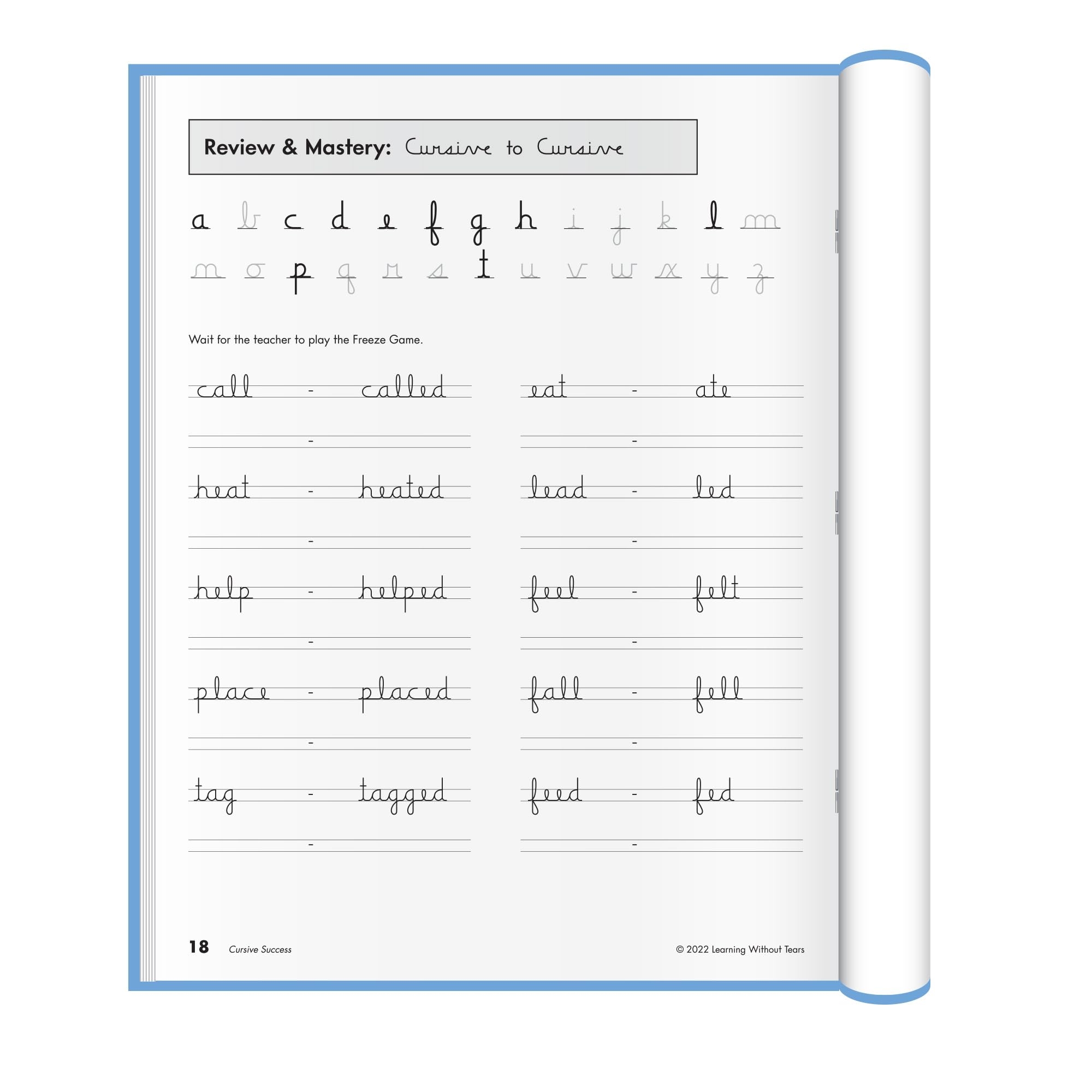Amazon Learning Without Tears Cursive Success Student Workbook Age 9 4th Grade Handwriting Practice Writing Book School Home Language Arts Tutoring Sensory 9781952970818 Office Products