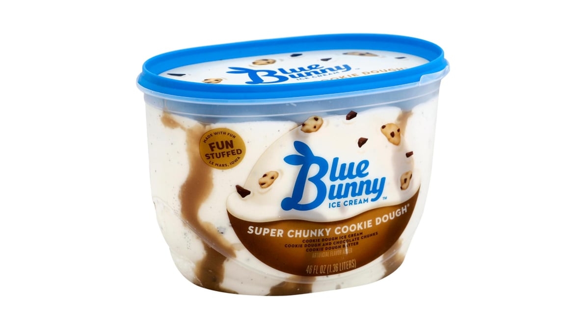 Blue Bunny Ice Cream Super Chunky Cookie Dough 46 Oz Delivery Near Me Doordash