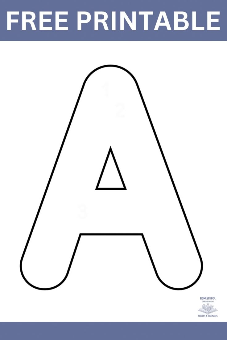 Bubble Letter A Uppercase FREE PRINTABLE