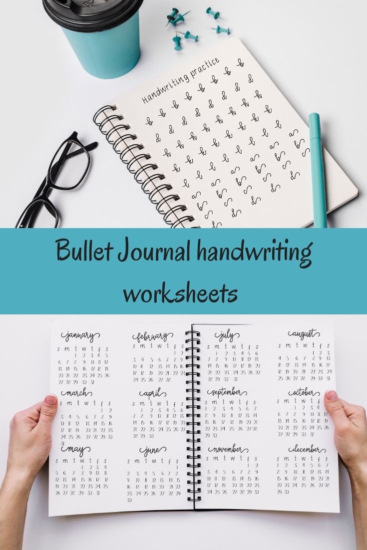 Bullet Journal Handwriting Worksheets