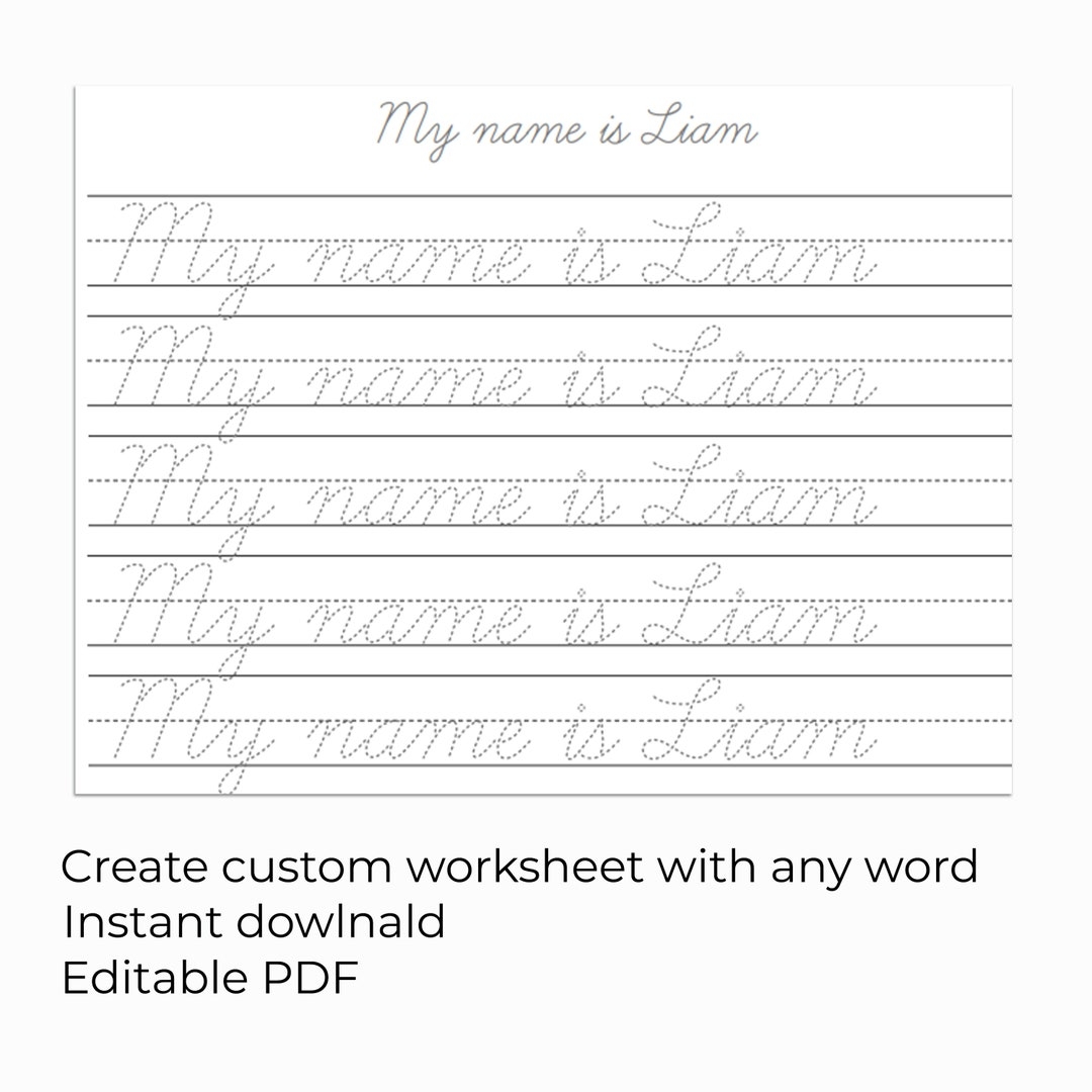 make cursive handwriting worksheets make cursive handwriting worksheets