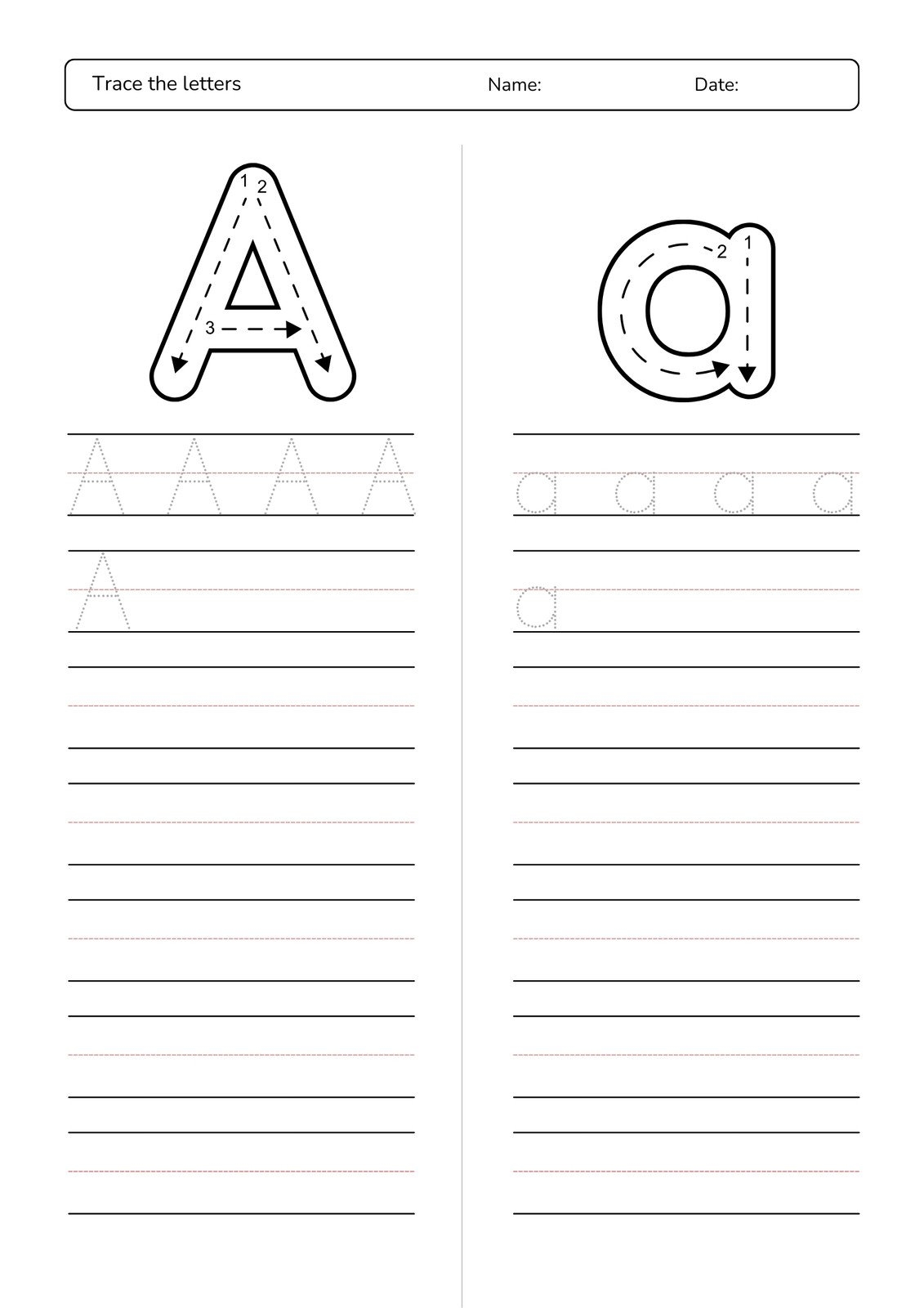 Customize 1 165 Alphabet Worksheet Templates Online Canva