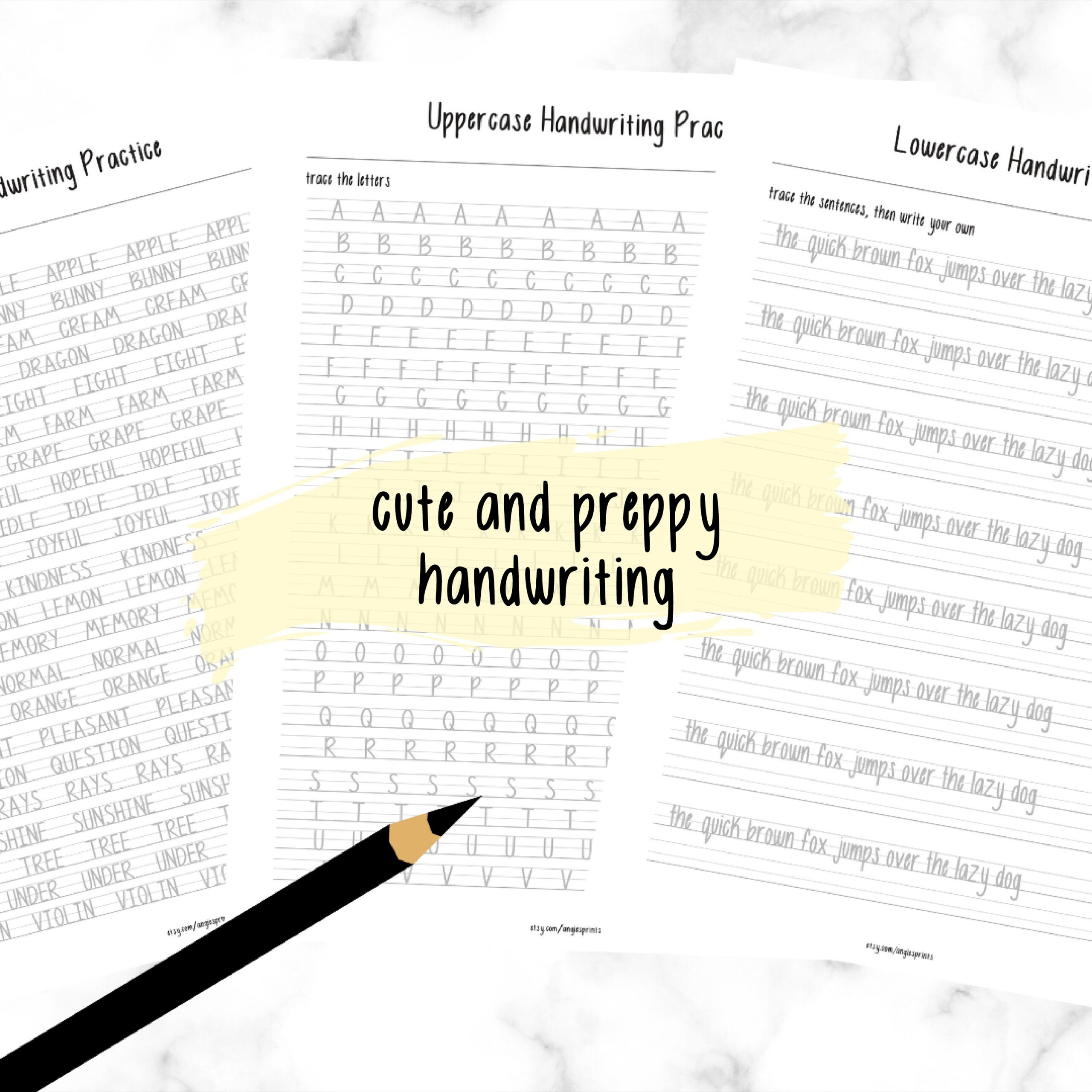 Cute And Preppy Handwriting Worksheets 10 Pages College Notes High School Adults PDF File Hand Lettering Alphabet ABC Letter Tracing Etsy Israel Cute And Preppy Handwriting Worksheets 10 Pages College Notes High School Adults PDF File Hand Lettering Alphabet ABC Letter Tracing Etsy Israel