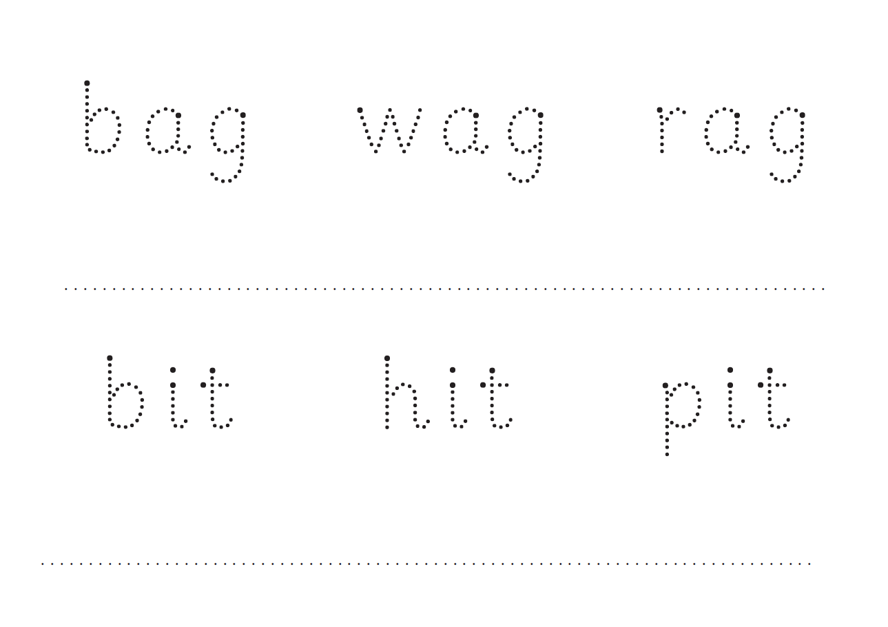 CVC Words Worksheets Handwriting Practice Teachwire