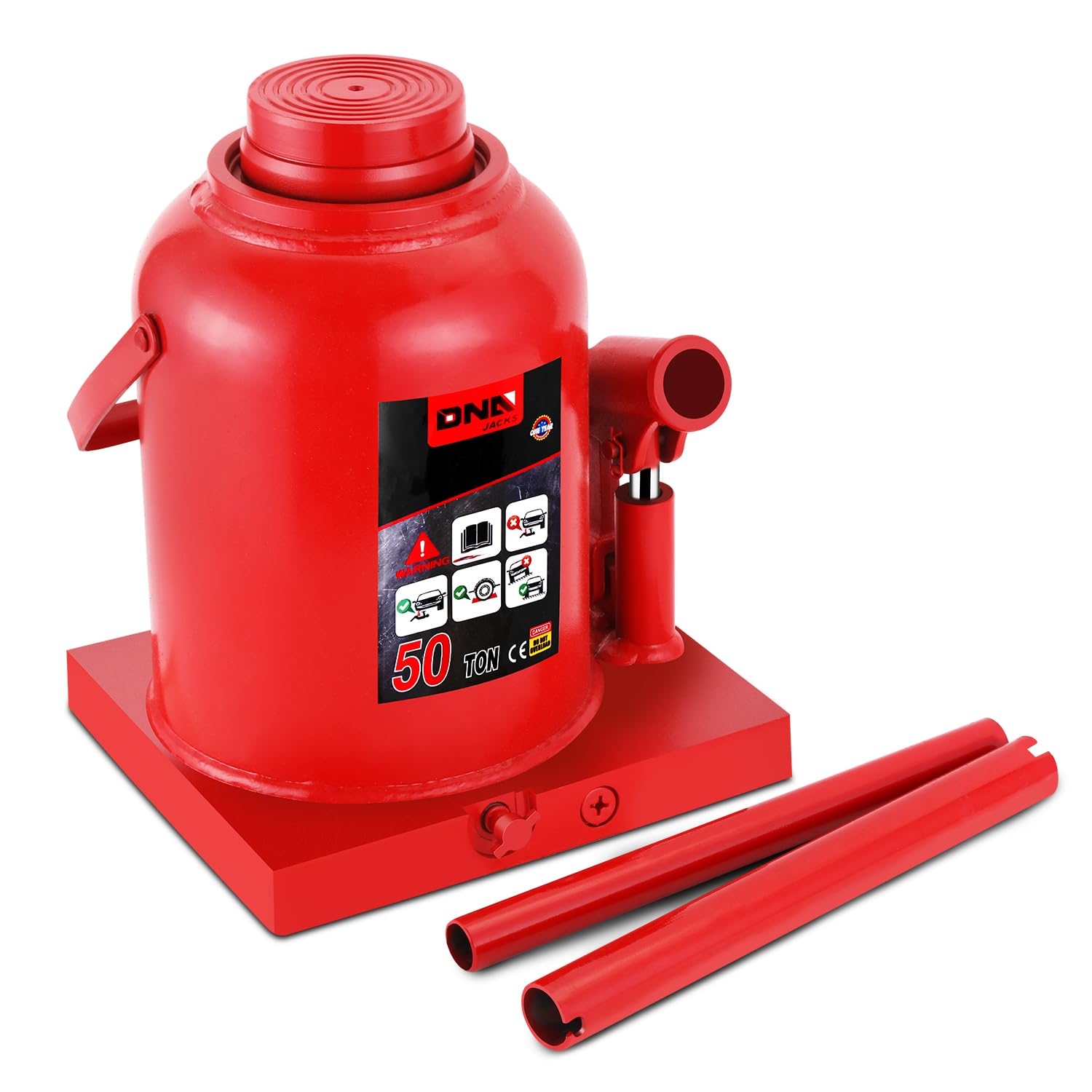DNA MOTORING 50 Tons 110231 Lbs Lifting Automotive Welded Hydraulic Bottle Jack For Repair Vehicle Pickup Truck W Manual Handle Red TOOLS 00365 Buy Online At Best Price In KSA Souq Is