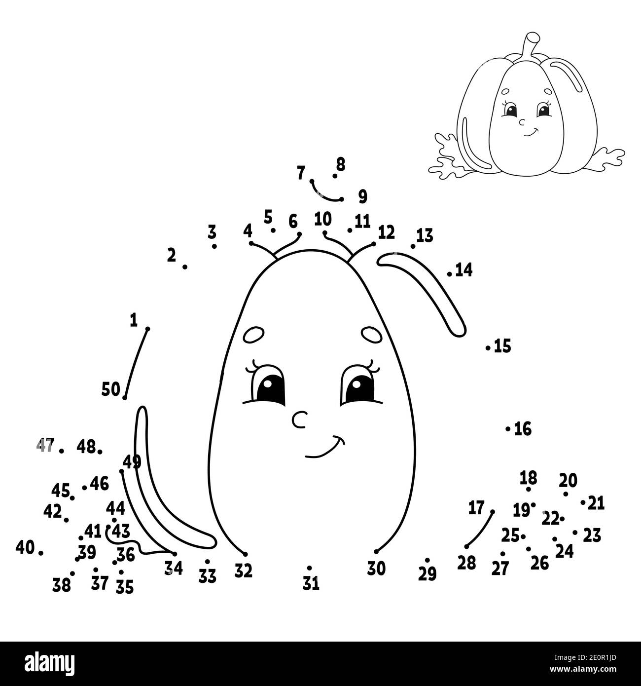 Dot To Dot Draw A Line Handwriting Practice Learning Numbers For Kids Education Developing Worksheet Activity Coloring Page Game For Toddler Is Stock Vector Image Art Alamy