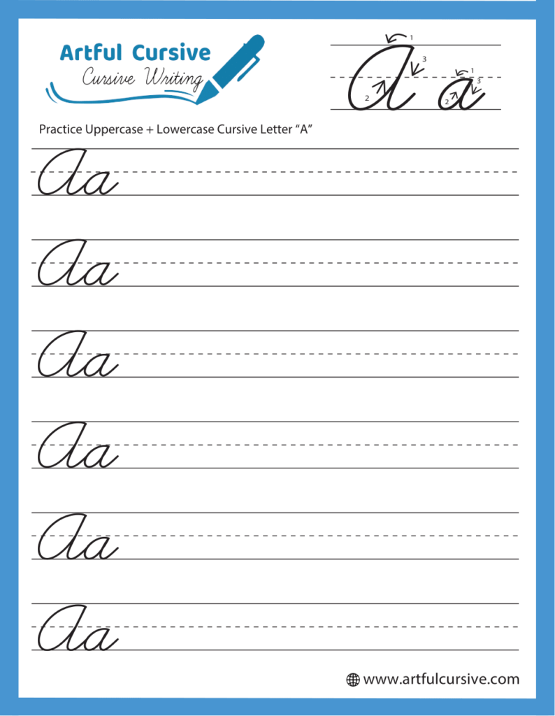 cursive handwriting worksheets