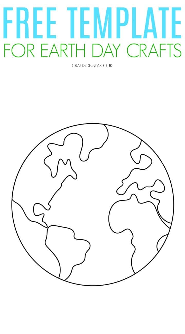Earth Template FREE Printable PDF Crafts On Sea