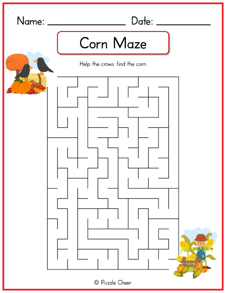 maze puzzles to print