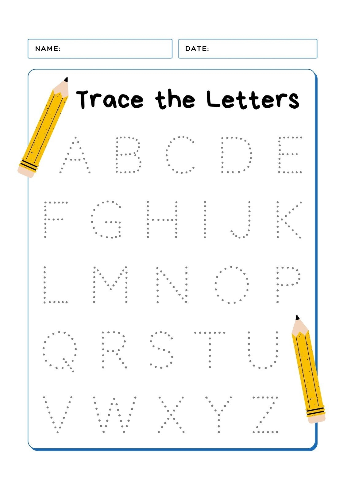 easy handwriting worksheets