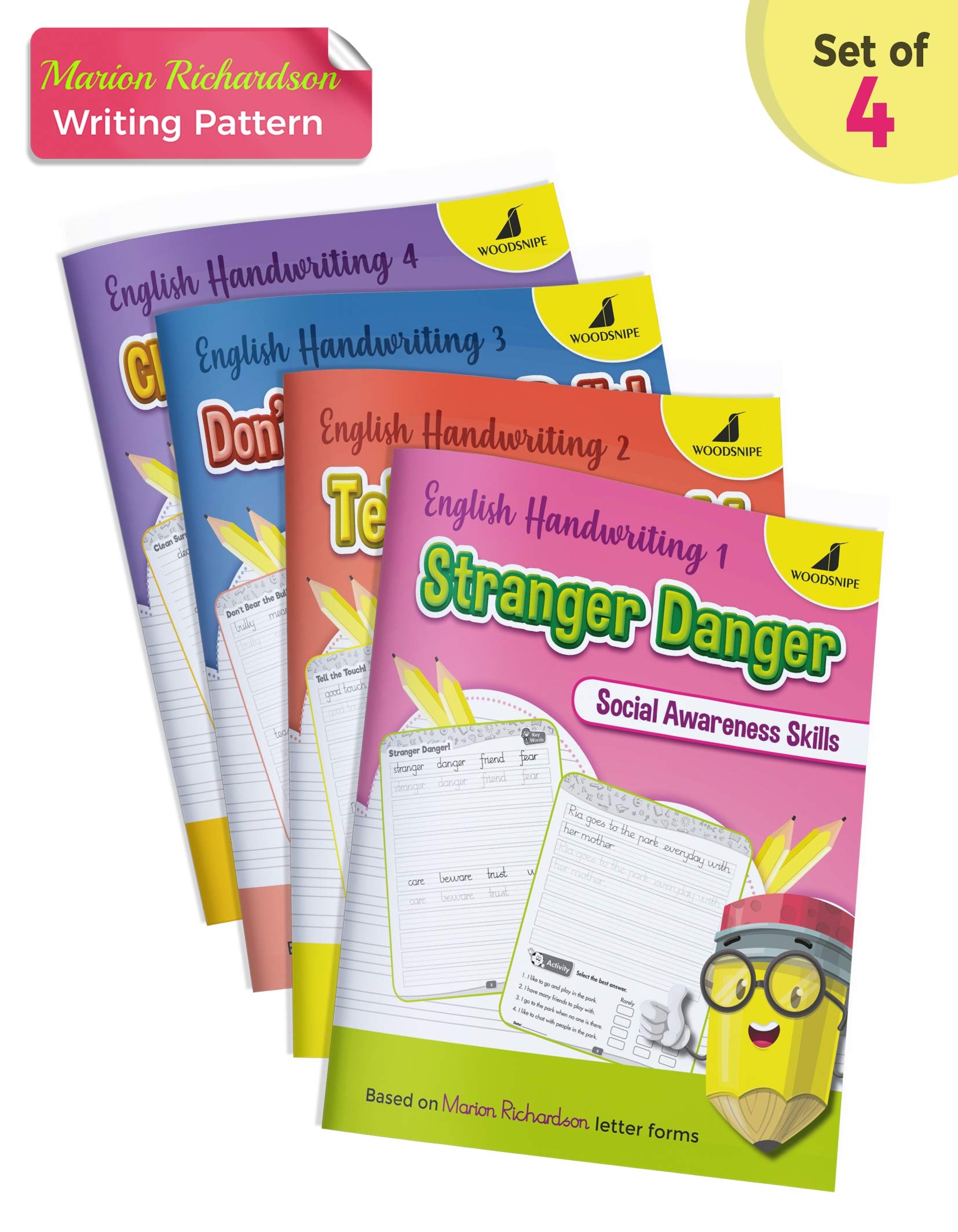 English Handwriting Practice Marion Richardson Script Font Woodsnipe Publishing House Educate Enlighten Excel