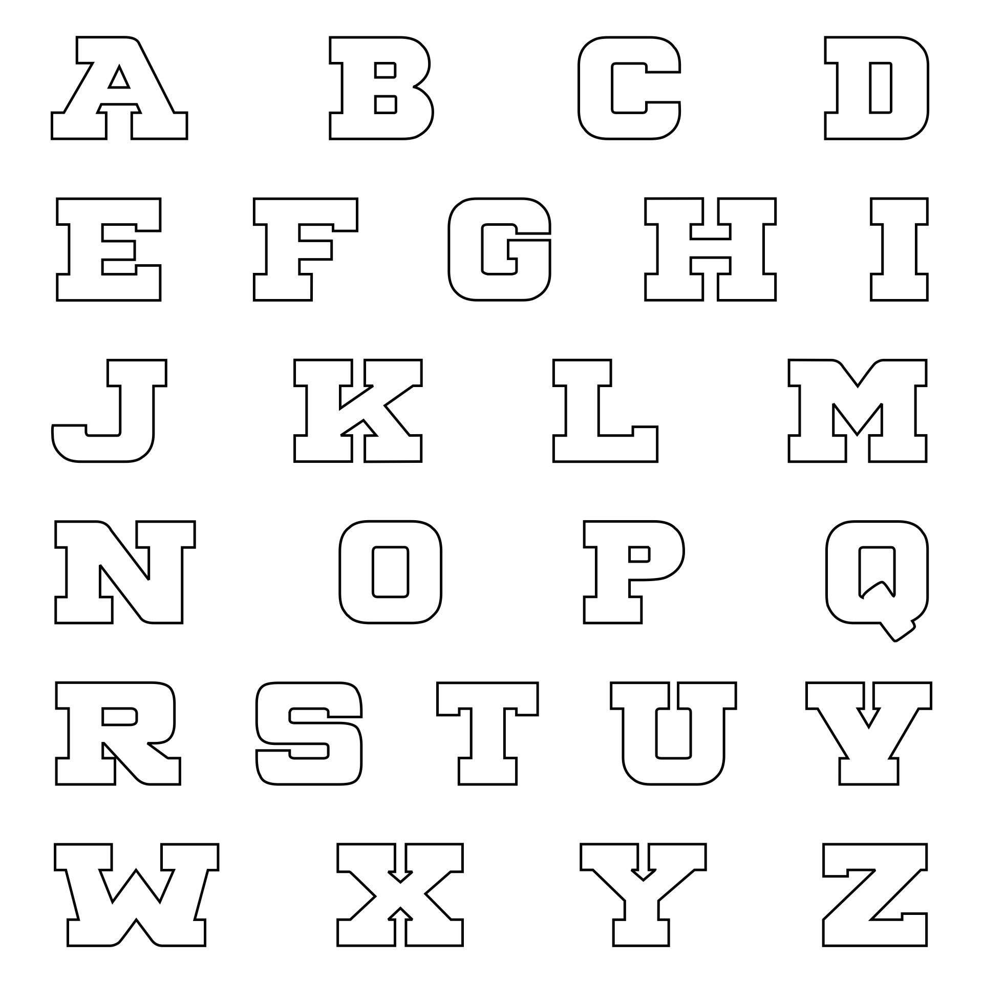 Fancy Alphabet Letters Templates 10 Free PDF Printables Printablee