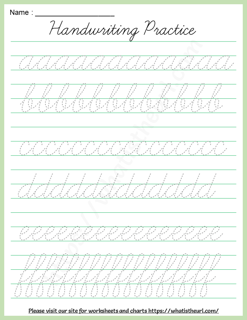 Free Cursive Alphabet Worksheets Printable Worsheets Library Worksheets Library