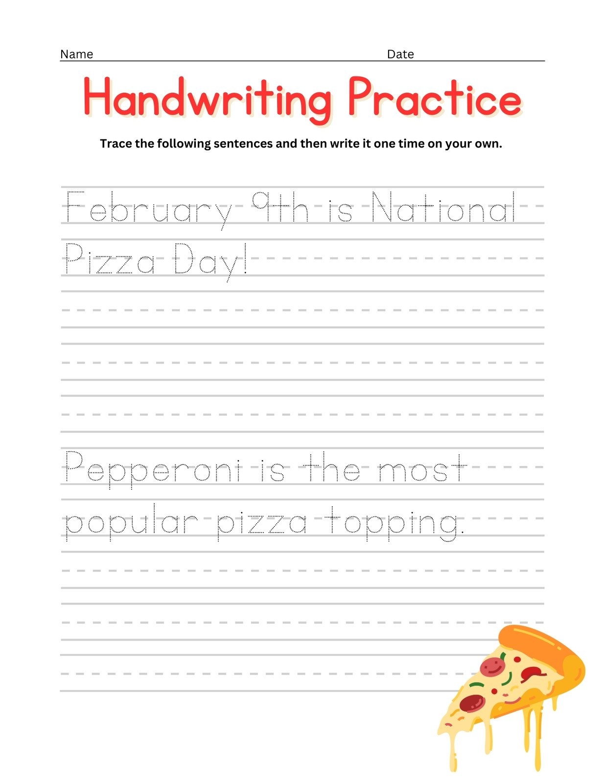 handwriting worksheet creator free