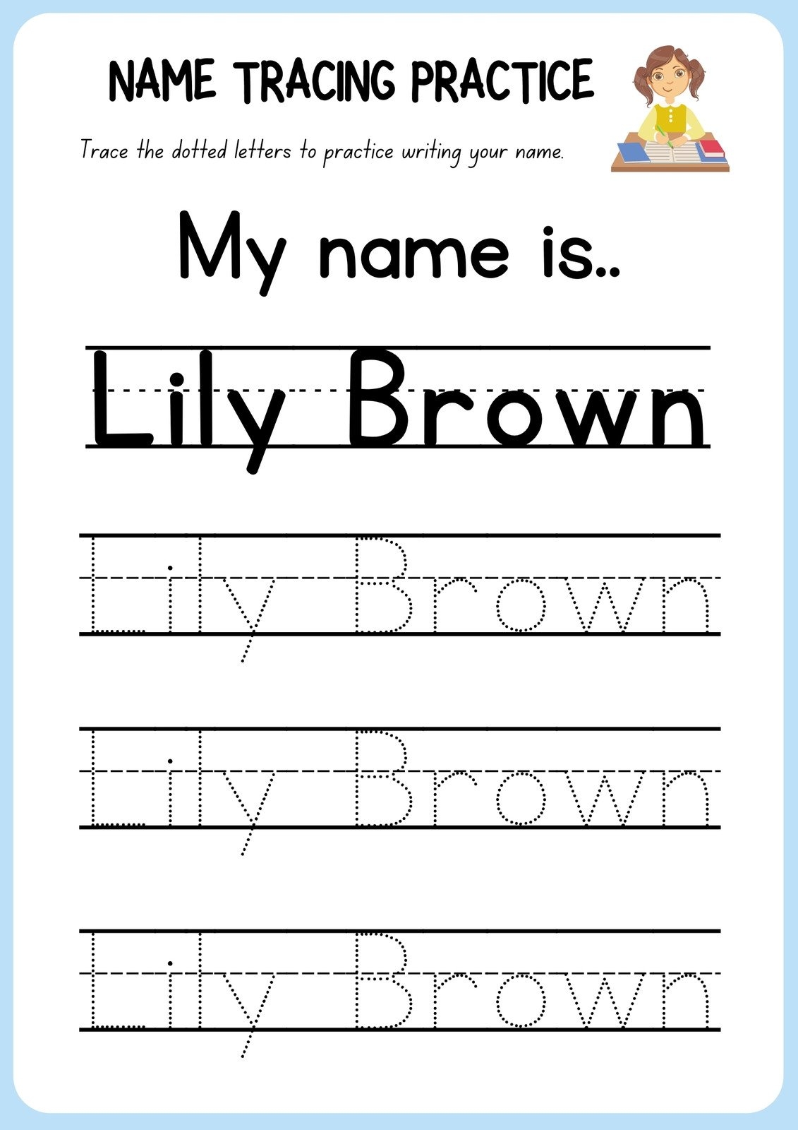 free handwriting practice worksheets