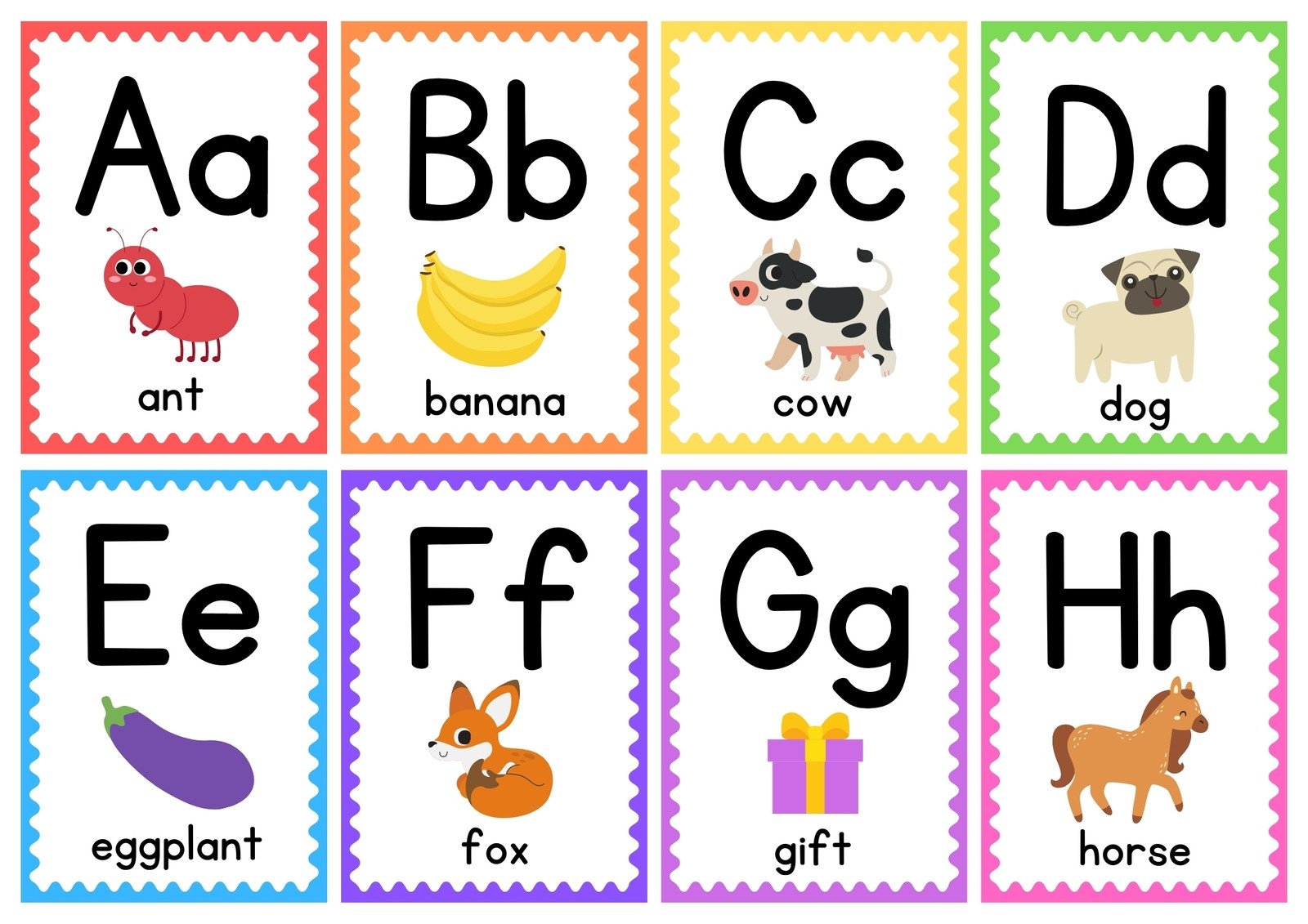 big printable abc letters