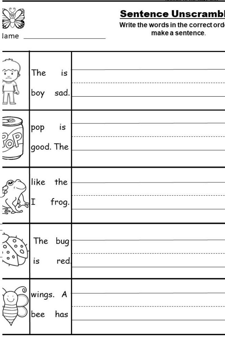 kindergarten handwriting worksheets free printables