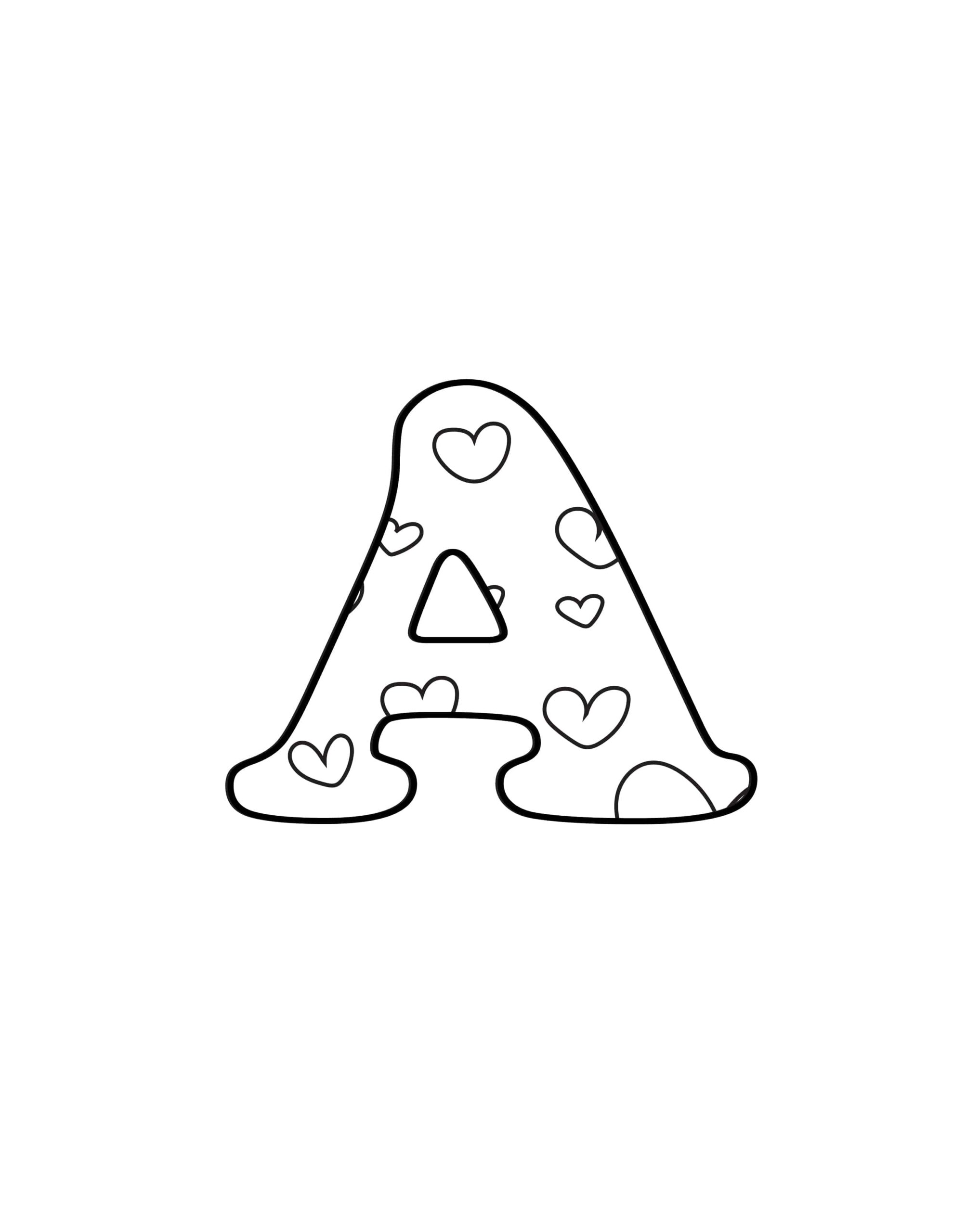 coloring pages bubble letters