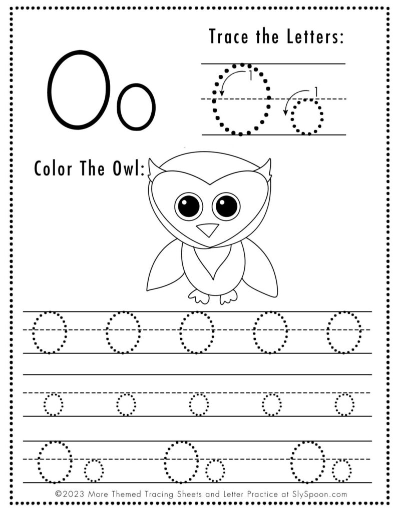 Free Printable Halloween Themed Letter O Coloring And Activity Worksheets Sly Spoon