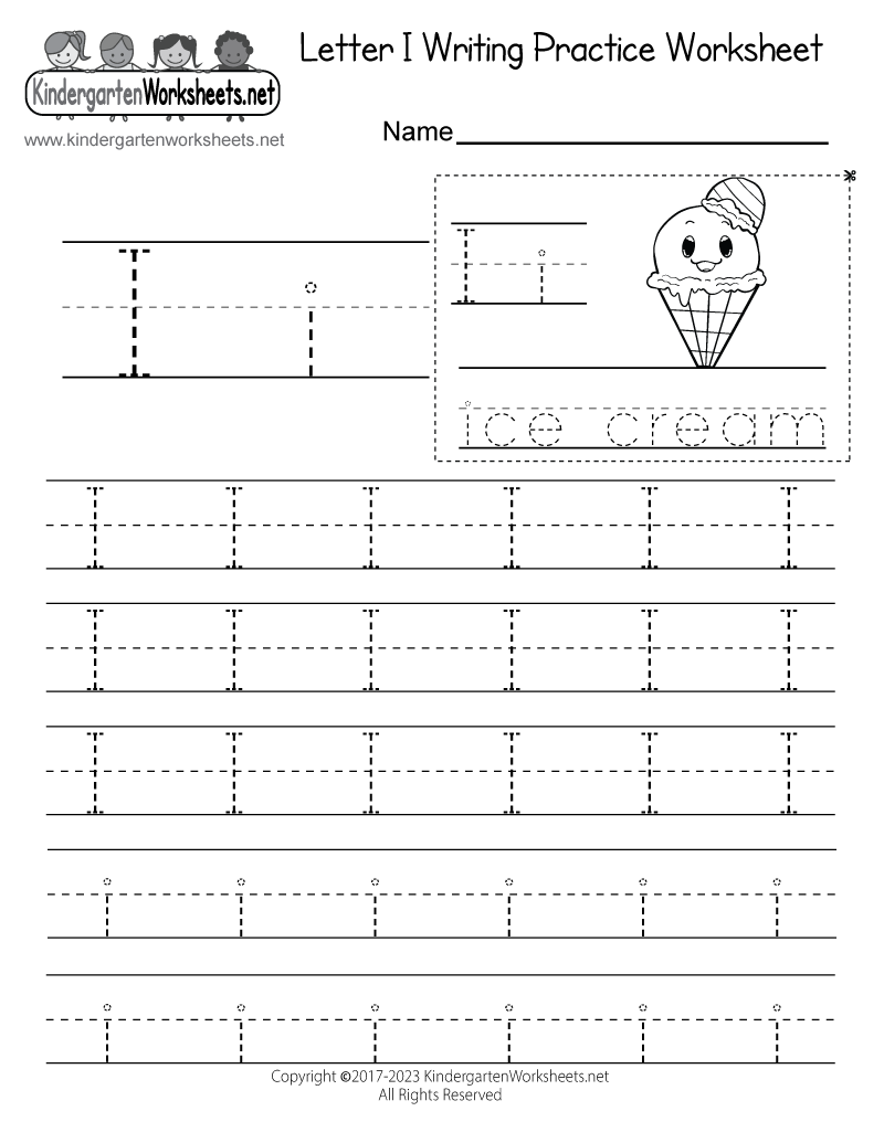 letter worksheets for kindergarten handwriting
