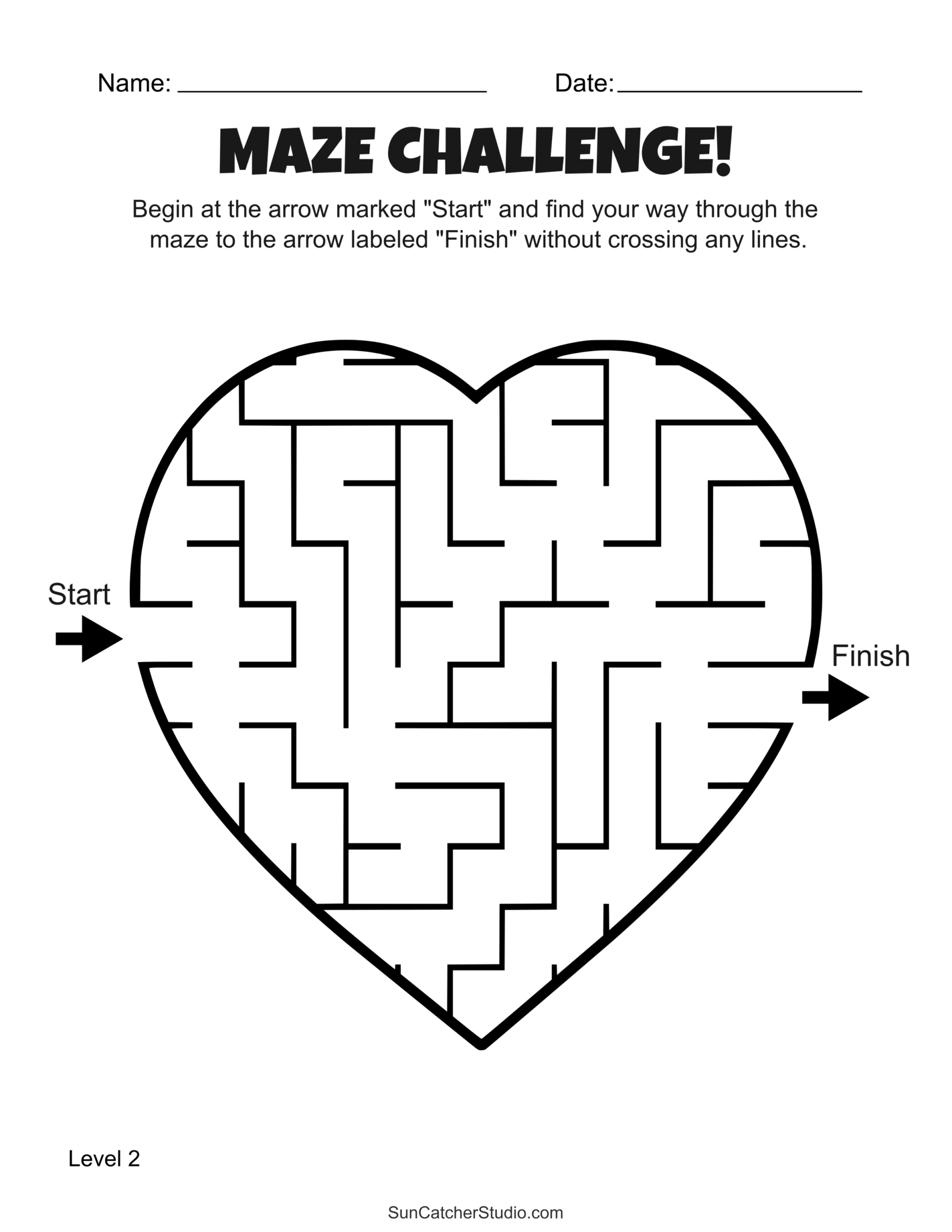 Free Printable Maze Activities And Puzzle Worksheets For Kids Free Printables Lettering SVG Files Tools Apps
