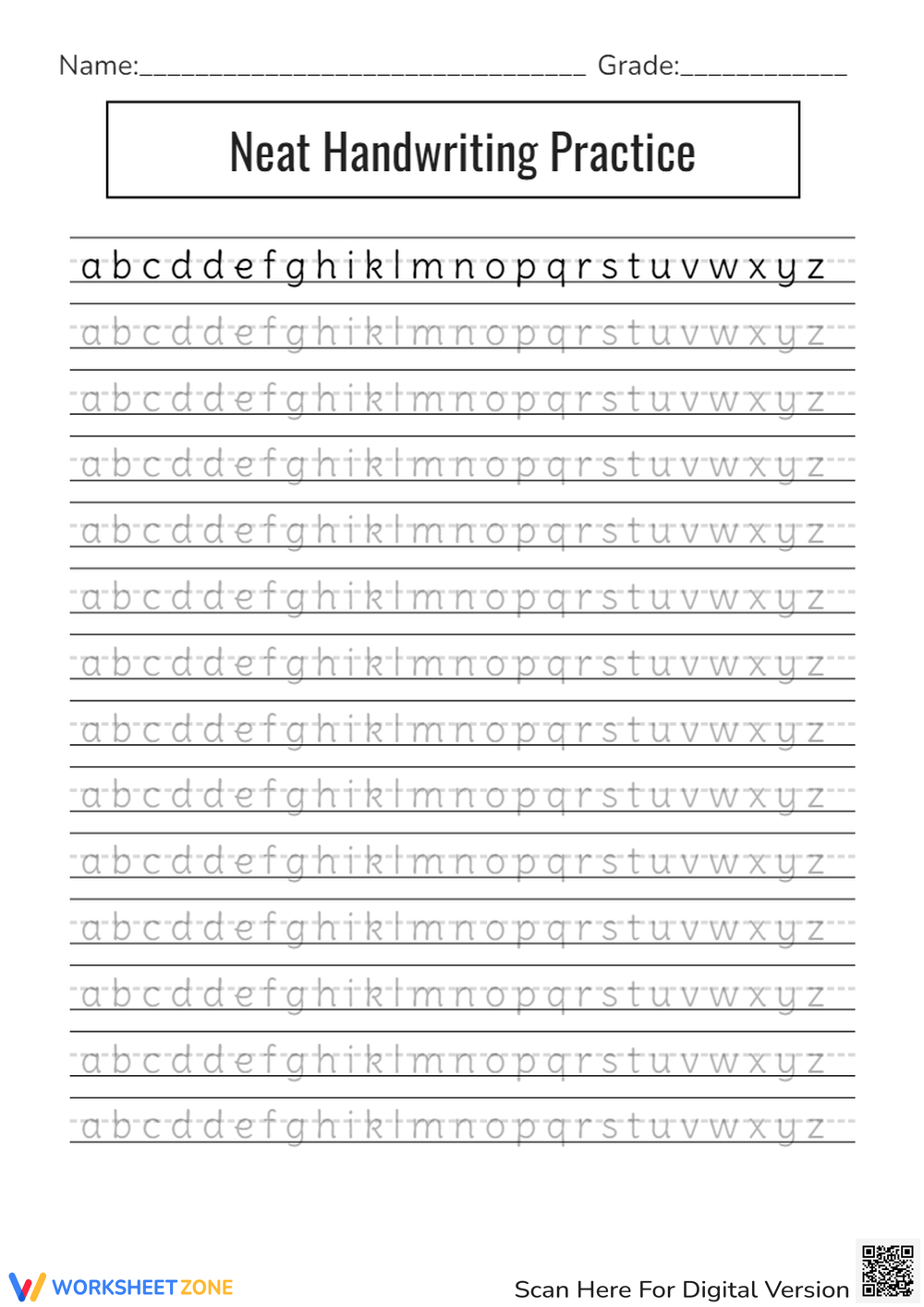 handwriting practice worksheets pdf