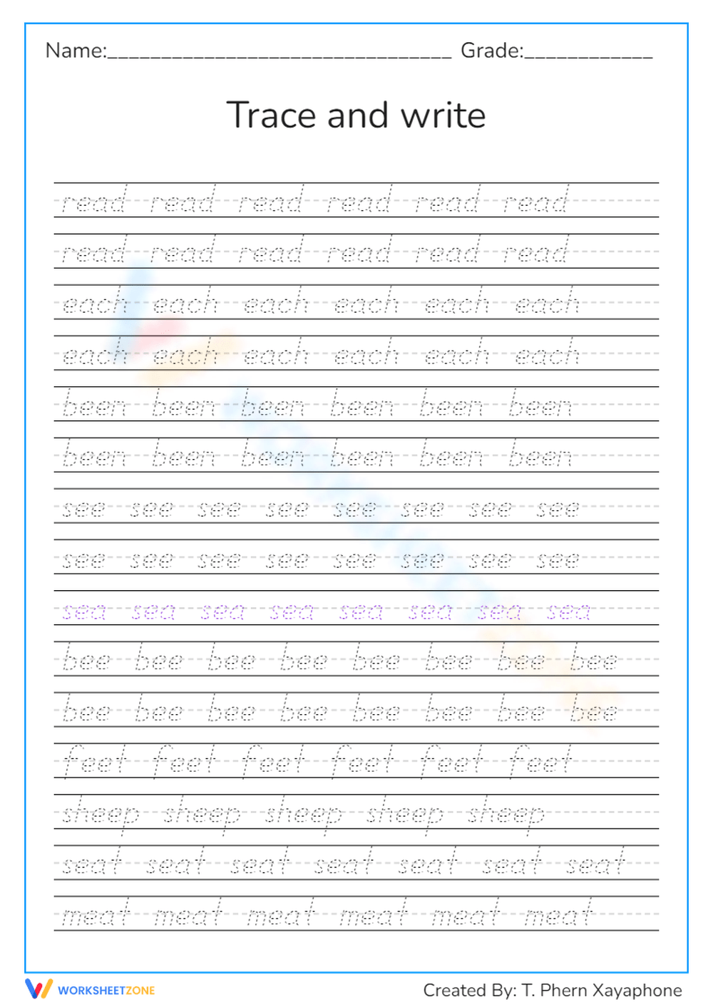 Free Printable Neat Handwriting Practice Sheets For All Ages Worksheets Library