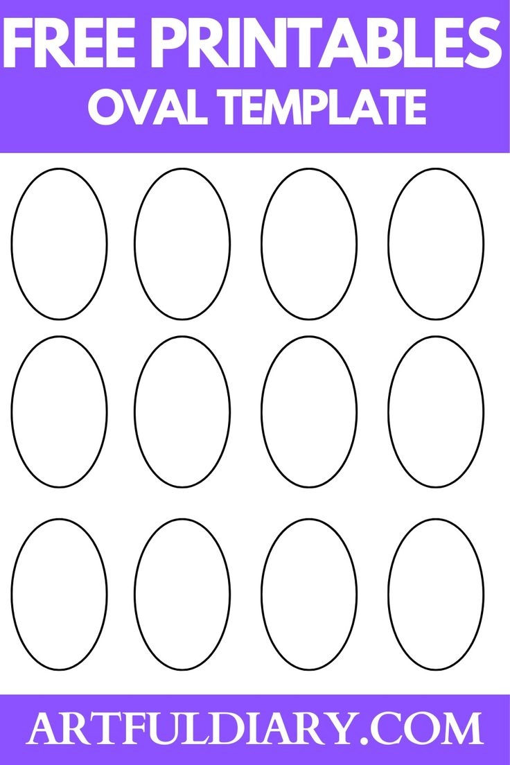 Free Printable Oval Template
