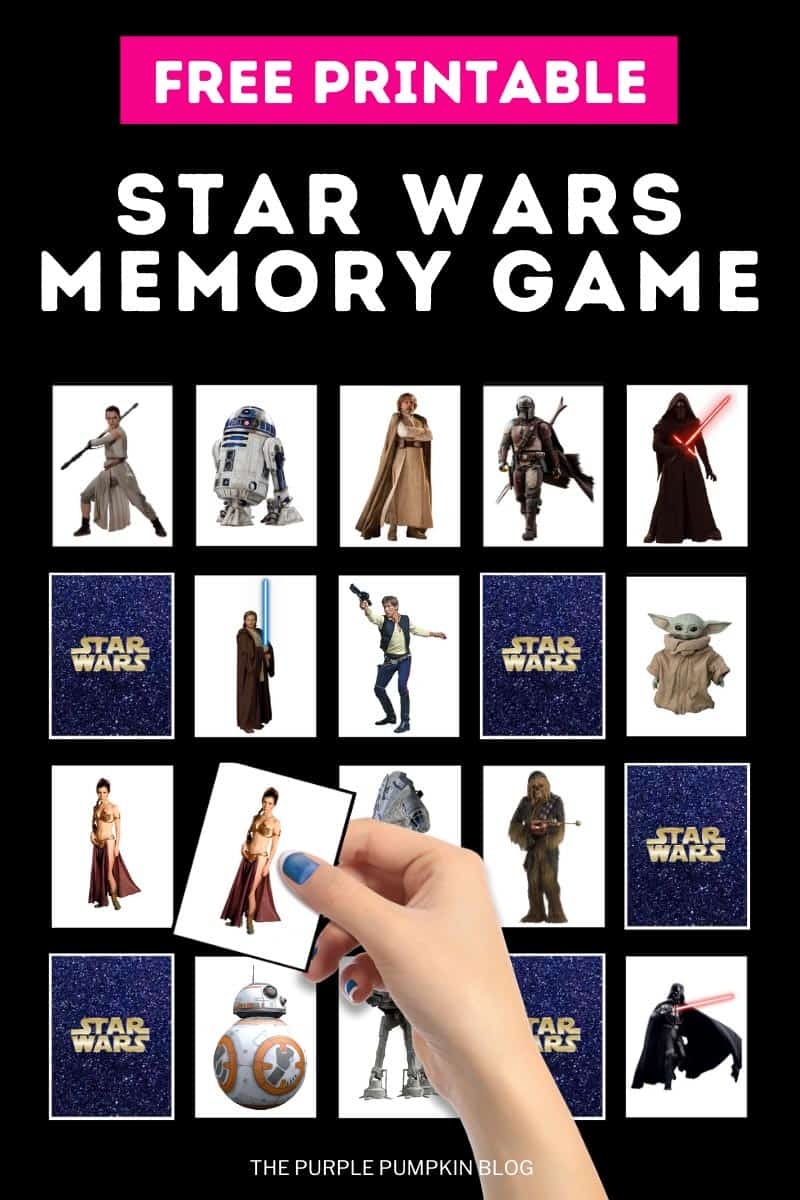 Free Printable Star Wars Memory Game Cards For May The 4th 