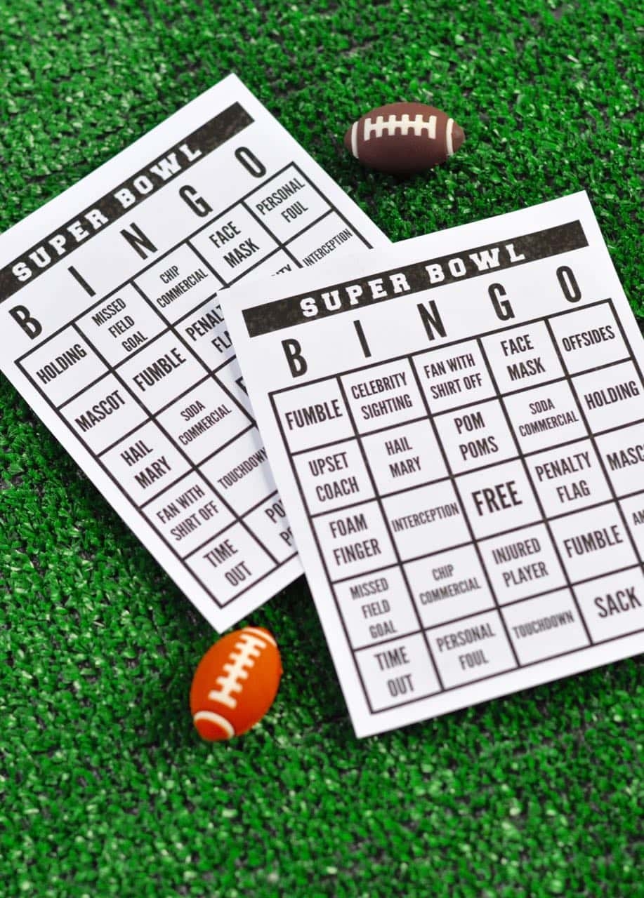 FREE Printable Super Bowl Bingo Make Life Lovely