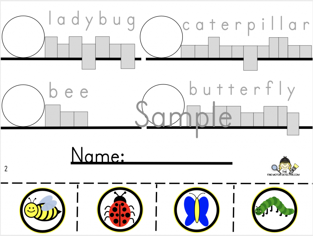 Free Spring Printables The Fine Motor Detective