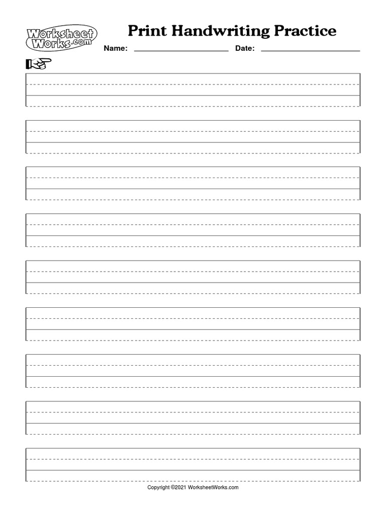 handwriting worksheets com