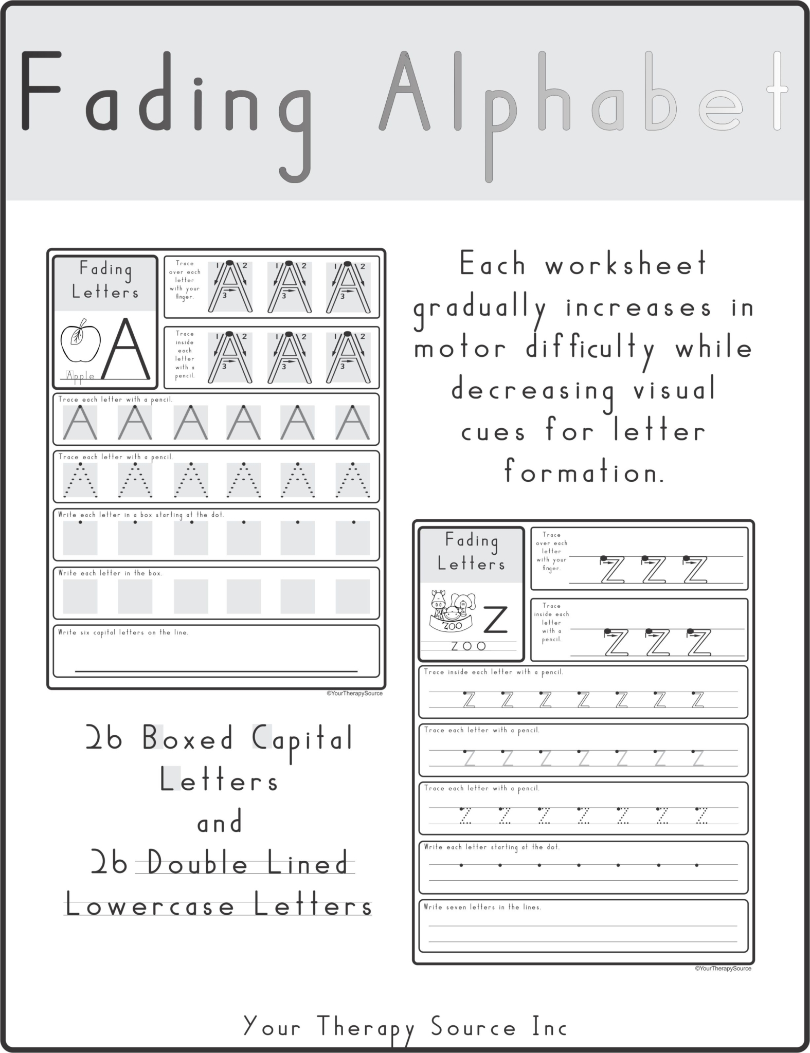Handwriting Activities Your Therapy Source