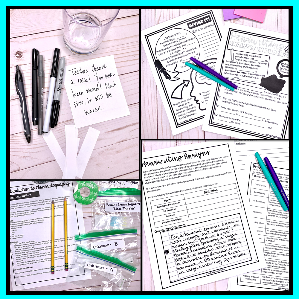 handwriting analysis worksheet