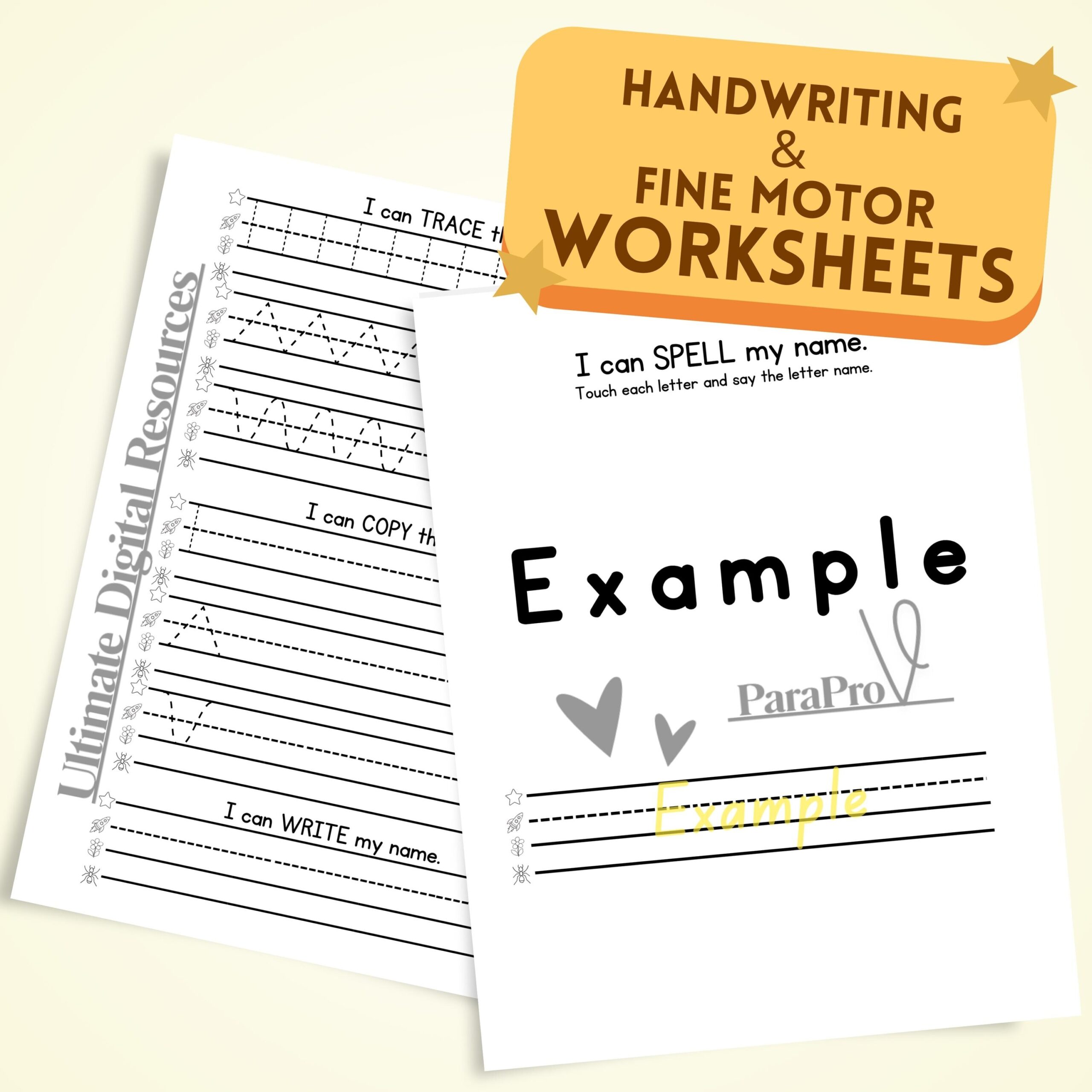 Handwriting Fine Motor Skills Worksheet Fundations inspired Name Tracing Activity unofficial No Affiliation Etsy Handwriting Fine Motor Skills Worksheet Fundations inspired Name Tracing Activity unofficial No Affiliation Etsy