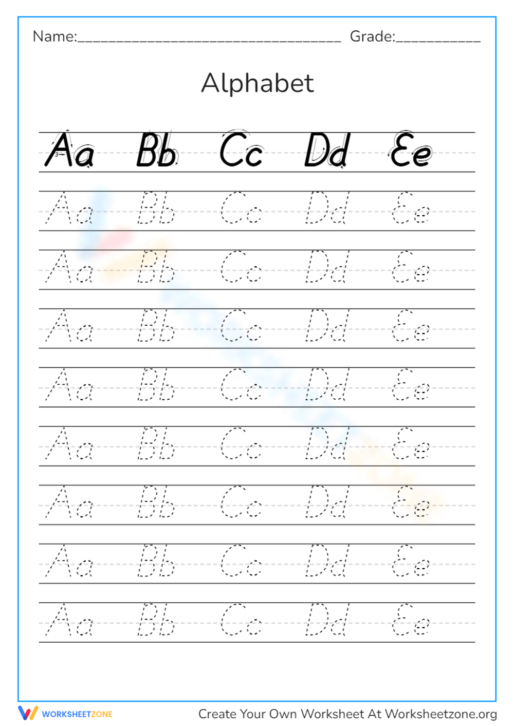 Handwriting Practice DNelian Style Worksheets Library Handwriting Practice DNelian Style Worksheets Library